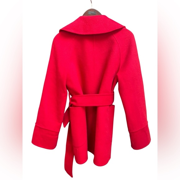 MOTF Vibrant Red Trench Coat - Picture 3 of 4